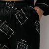 OmD 0232D LOVE Пижама принт. жен. (Рубашка+Брюки прямые), PL