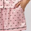 snl-600877_b5 OmD 0320D PINK LOVE Пижама принт. жен.(Рубашка укороченная +шорты), PL
