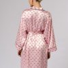 snl-600882_b2 OmD 0410D PINK LOVE Халат принт. женский (с запахом укороченный), PL