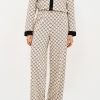 snl-628672_b5 OmD 0232D ALTA MODA Пижама принт. жен. (Рубашка+Брюки прямые), CO